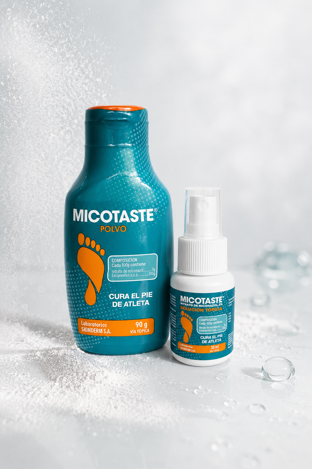Micotaste miconazol 2% polvo y solución